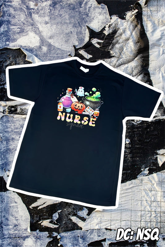 Adobo Halloween Nurse Tees