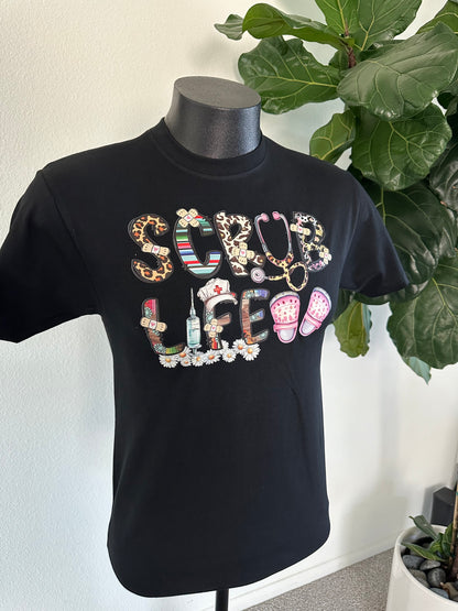 Adobo Scrub Life Tees